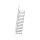 MUNK Günzburger Treppe 60° Stufenbreite 1000 mm 16 Stufen Aluminium geriffelt