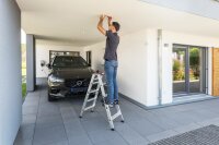 MUNK Günzburger Stufen-Stehleiter beidseitig begehbar 2x12 Stufen