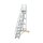 MUNK Günzburger Plattformtreppe 45° fahrbar Stufenbreite 600 mm 19 Stufen Aluminium geriffelt