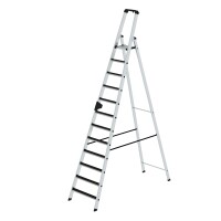 MUNK Günzburger Stufen-Stehleiter einseitig begehbar mit clip-step 12 Stufen