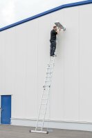 MUNK Günzburger Sprossen-Seilzugleiter 2-teilig mit Standard-Traverse 2x14 Sprossen