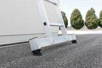 MUNK Günzburger Mehrzweckleiter 3-teilig mit nivello®-Traverse 3x9 Sprossen