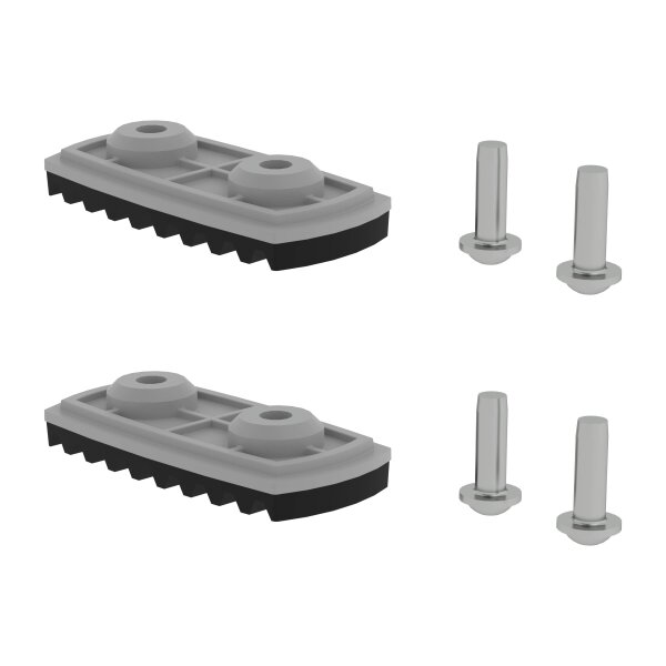MUNK Günzburger nivello®-Fußplatte Standard für Holmhöhe 58/73 mm