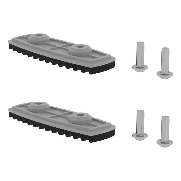 MUNK Günzburger nivello®-Fußplatte Standard für Holmhöhe 85/98 mm