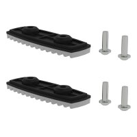 MUNK Günzburger nivello®-Fußplatte für glatte Untergründe für Holmhöhe 85/98 mm
