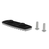 MUNK Günzburger nivello®-Fußplatte für glatte Untergründe für Holmhöhe 85/98 mm