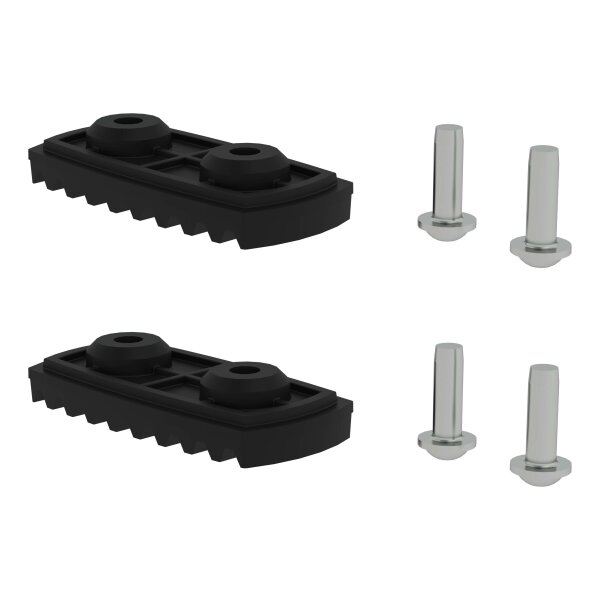 MUNK Günzburger nivello®-Fußplatte elektrisch ableitfähig für Holmhöhe 58/73 mm