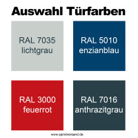 G-Office Spind/Garderobenschrank, 2 Abteile, 1800 x 600 x 500 mm (HxBxT)