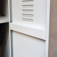 G-Office Spind/Garderobenschrank, Schwarz-Weiß-Trennung, 1 Abteil, 1800 x 400 x 500 mm (HxBxT)