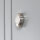 G-Office Spind/Garderobenschrank, Schwarz-Weiß-Trennung, 1 Abteil, 1800 x 400 x 500 mm (HxBxT)