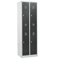 G-Office Doppelstöckiger Spind Garderobenschrank,...