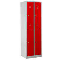 G-Office Doppelstöckiger Spind Garderobenschrank,...