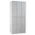 G-Office Doppelstöckiger Spind Garderobenschrank, 3x2 Abteile, 1950 x 900 x 500 mm (HxBxT)