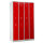 G-Office Doppelstöckiger Spind Garderobenschrank, 4x2 Abteile, 1950 x 1170 x 500 mm (HxBxT)