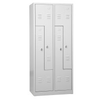G-Office Z-Spind, 4 Abteile in Z-Anordnung, 1800 x 800 x 500 mm (HxBxT)
