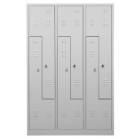 G-Office Z-Spind, 6 Abteile in Z-Anordnung, 1800 x 1185 x 500 mm (HxBxT)