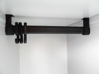 G-Office Doppelstöckiger Spind/Garderobenschrank, 3x2 Abteile, 1950 x 900 x 500 mm (HxBxT)