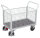 VARIOfit Vierwandwagen mit Draht, 1390x800x1015 mm (BxTxH), RAL 7035