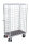 VARIOfit Paket-Vierwandwagen hoch, 1190x640x1820 mm (BxTxH), RAL 7035