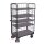 VARIOfit Etagenwagen hoch, 1040x525x1780 mm (BxTxH), RAL 7016