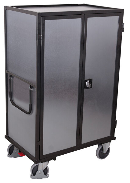 VARIOfit Etagenwagen fest verschweißt, 1315x830x1810 mm (BxTxH), RAL 7016