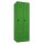 METAN Garderobenschrank 1800 x 700 x 500 mm (HxBxT) mit Sockel, 2 Abteile, Tür- und Korpusfarbe RAL 6018 gelbgrün