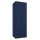 METAN Garderobenschrank 1800 x 700 x 500 mm (HxBxT) mit Sockel, 2 Abteile, Tür- und Korpusfarbe RAL 5003 saphirblau