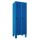 METAN Garderobenschrank 1800 x 700 x 500 mm (HxBxT) mit Füßen, 2 Abteile,  Korpusfarbe RAL 5012 lichtblau, Türfarbe RAL 5010 enzianblau