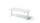 Bisley Varia Schreibtisch, 650-1250 mm elektrisch höhenverstellbar, 650-1250 x 1800 x 800 mm (HxBxT), W Dekor weiß, Gestell verkehrsweiß