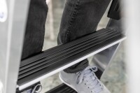 MUNK Günzburger Nachrüstsatz clip-step relax für Stufen-Stehleiter beidseitig begehbar GFK/Alu 6