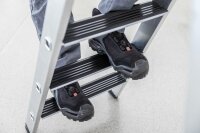 MUNK Günzburger Nachrüstsatz clip-step relax für Stufen-Stehleiter beidseitig begehbar GFK/Alu 2