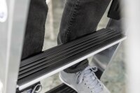 MUNK Günzburger Nachrüstsatz clip-step relax für Stufen-Stehleiter beidseitig begehbar GFK/Alu 2
