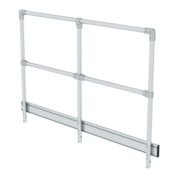 MUNK Günzburger Geländer starr für Plattformlänge 1860 mm