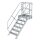 MUNK Günzburger Treppen-Modul Aluminium geriffelt 6 Stufen