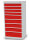 Bedrunka + Hirth Schubladenschrank, Schubladenanzahl: 9, RAL 7035 / RAL 5012, 1319 x 680 x 500 mm (HxBxT)