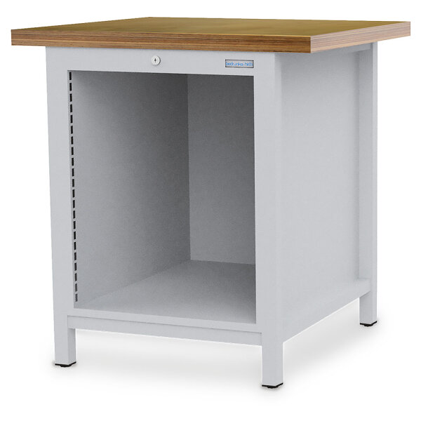 Bedrunka + Hirth Kastenwerkbank, RAL 7035, 859 x 810 x 750 mm (HxBxT)