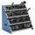 Bedrunka + Hirth CNC-Tischaufsatzgestell TAG 4-2, 4 x Kassetten, Breite 575, RAL 7035 / RAL 5012, 525 x 575 x 375 mm (HxBxT)