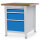 Bedrunka + Hirth Kastenwerkbank, Schubladenanzahl: 3, RAL 7035 / RAL 5012, 859 x 810 x 750 mm (HxBxT)