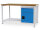Bedrunka + Hirth Kastenwerkbank, Schubladenanzahl: 1, Anzahl Flügeltüren: 1, RAL 7035 / RAL 5012, 959 x 1500 x 750 mm (HxBxT)