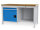 Bedrunka + Hirth Kastenwerkbank, Schubladenanzahl: 2, Anzahl Flügeltüren: 1, RAL 7035 / RAL 5012, 859 x 1500 x 750 mm (HxBxT)