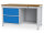 Bedrunka + Hirth Kastenwerkbank, Schubladenanzahl: 2, RAL 7035 / RAL 5012, 959 x 1500 x 750 mm (HxBxT)