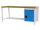 Bedrunka + Hirth Kastenwerkbank, Schubladenanzahl: 2, Anzahl Flügeltüren: 1, RAL 7035 / RAL 5012, 959 x 2000 x 750 mm (HxBxT)