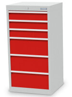 Bedrunka + Hirth Schubladenschrank, Schubladenanzahl: 6,...