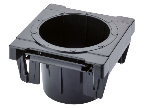 Bedrunka + Hirth CNC-Kunststoffeinsatz SK 50 / ISO 50, Typ E3, schwarz, 17 x 99 x 103 mm (HxBxT)