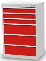 Bedrunka + Hirth Schubladenschrank, Schubladenanzahl: 6,...
