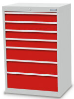Bedrunka + Hirth Schubladenschrank, Schubladenanzahl: 7,...
