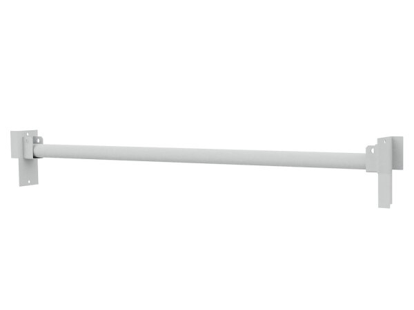 Bedrunka + Hirth Rollenhalter inkl. Achse Ø 32 mm für Multiwand, RAL 7035, 1500 x 32 mm (BxT)