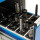 Bedrunka + Hirth CNC-Schubladenschrank Tiefe 736, 4 x Schublade, inkl. 1 x Schubladenrahmen (SR), RAL 7035 / RAL 5012, 1019 x 705 x 735 mm (HxBxT)
