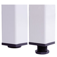 Bedrunka + Hirth Arbeitswerktisch, Hängeschubladenblock mit 1 x Schublade, RAL 7035 / RAL 5012, 859 x 1500 x 750 mm (HxBxT)