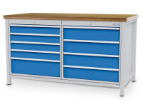 Bedrunka + Hirth Kastenwerkbank Breite 1500 mm, R24-24, 9...